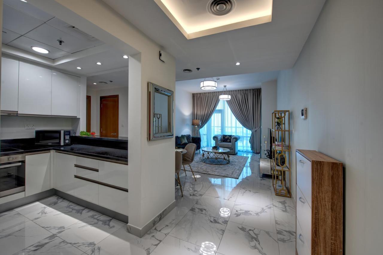Durrani Homes - Lux 1Br At Al Habtoor Amna Tower 두바이 외부 사진