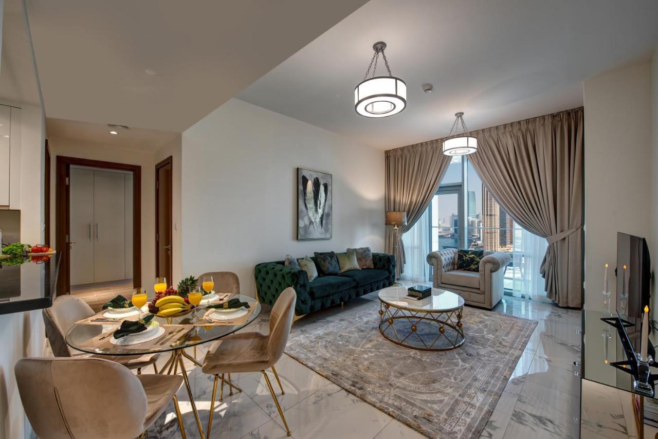 Durrani Homes - Lux 1Br At Al Habtoor Amna Tower 두바이 외부 사진