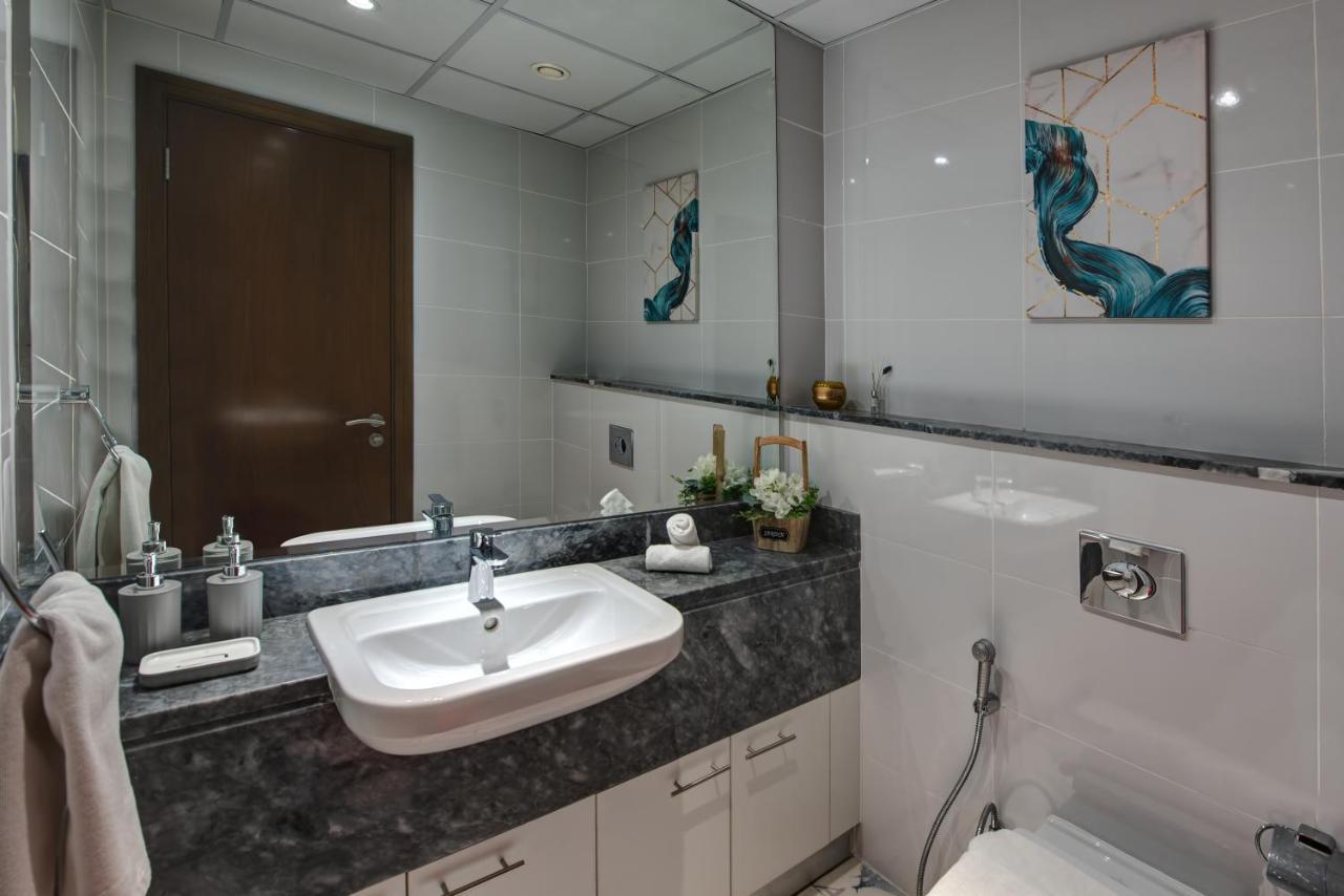Durrani Homes - Lux 1Br At Al Habtoor Amna Tower 두바이 외부 사진